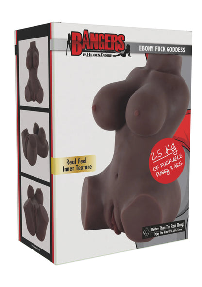 Bestel: Ebony Fuck Goddess Mastubator 2.5 kg by Hidden Desire - bij Happytoys: de erotische sex webshop | liever Happy dan Easy ⭐⭐⭐⭐⭐