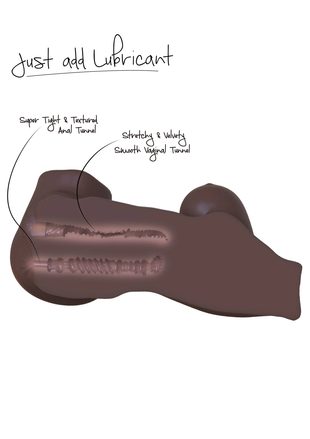 Bestel: Ebony Fuck Goddess Mastubator 2.5 kg by Hidden Desire - bij Happytoys: de erotische sex webshop | liever Happy dan Easy ⭐⭐⭐⭐⭐