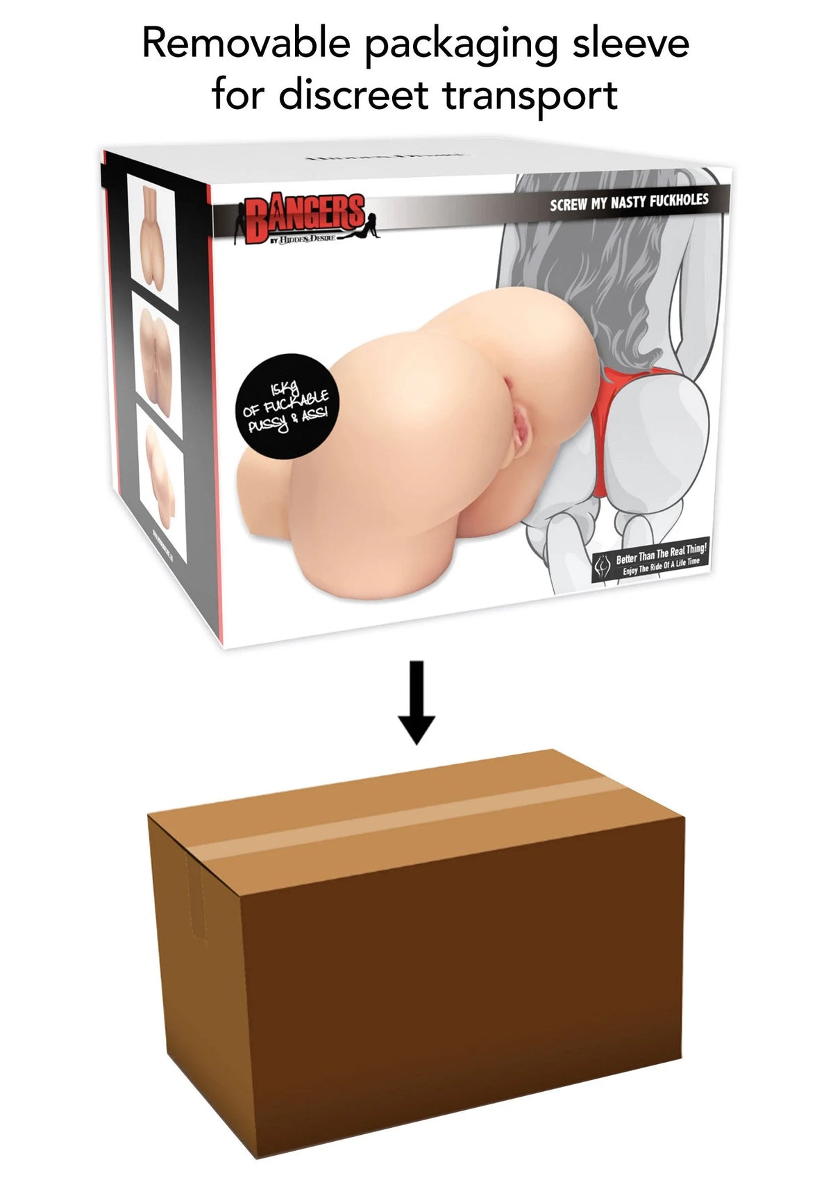 Bestel: Bangers Screw My Nasty Fuckholes 15kg by Hidden Desire - bij Happytoys: de erotische sex webshop | liever Happy dan Easy ⭐⭐⭐⭐⭐