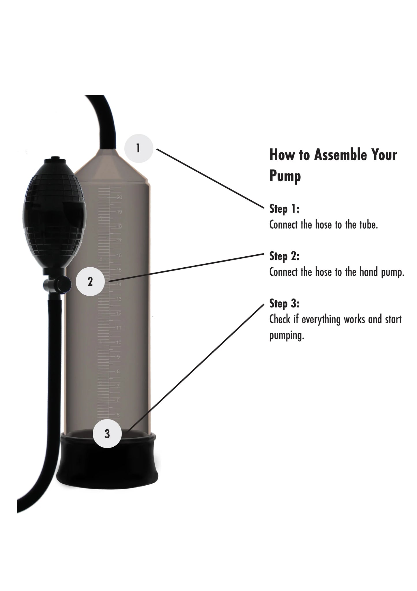 Fusion Starter Penis Pump Black by Hidden Desire