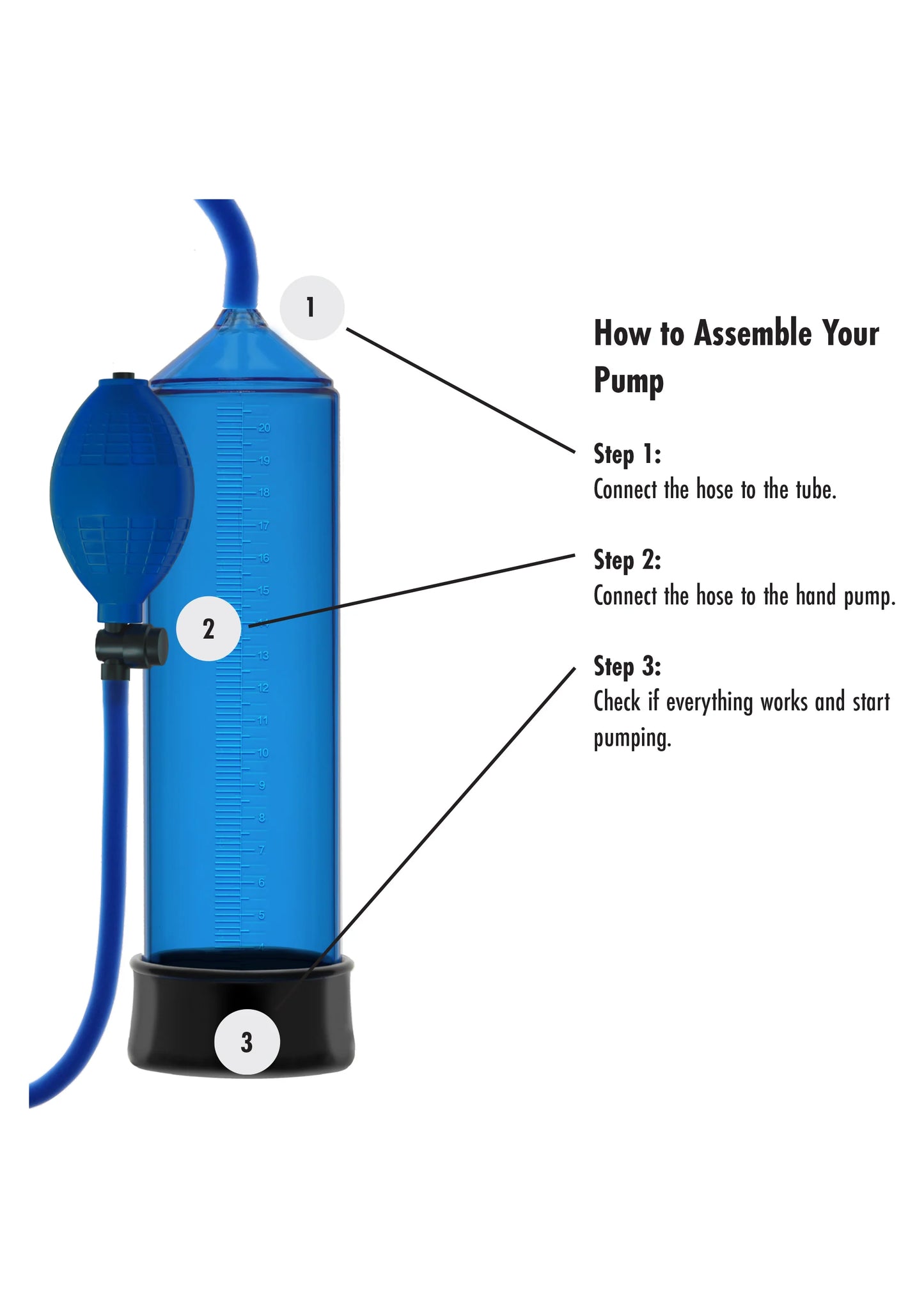 Fusion Starter Penis Pump Black by Hidden Desire