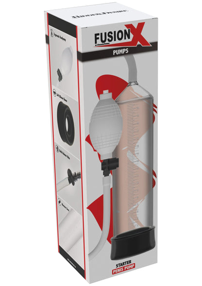 Fusion Starter Penis Pump Black by Hidden Desire