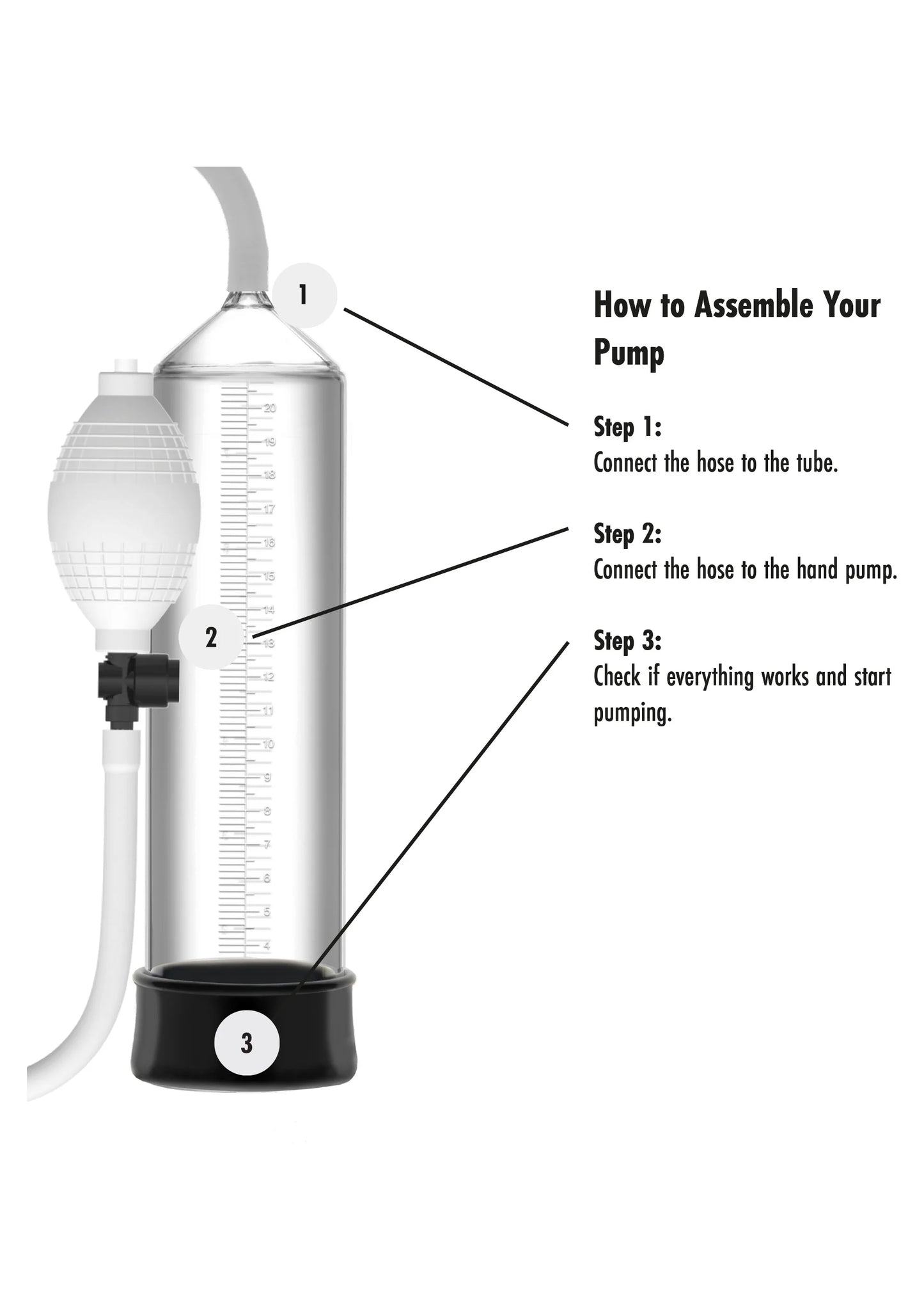 Fusion Starter Penis Pump Black by Hidden Desire