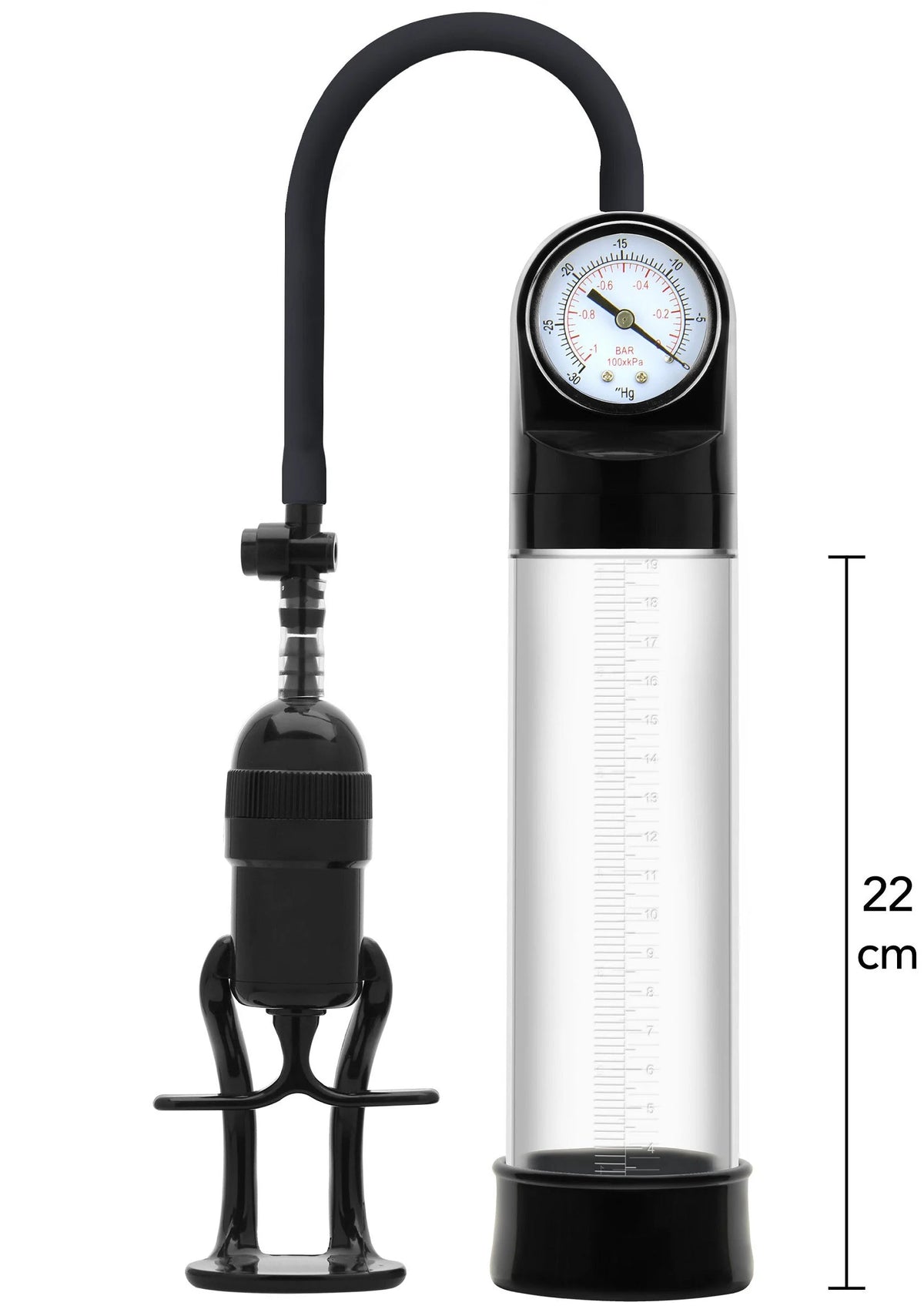 Beste vandaag nog: Pro Pressure Penis Pump by Hidden Desire - bij Happytoys Sexshop: Toys for Feeling Happy & Easy 😊 - Default Title - 16961 - BLACK