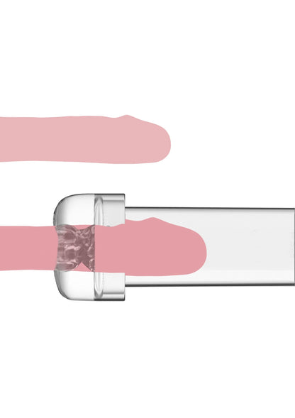 Automatische penis-pomp zuigmond met transparante kraag en buis