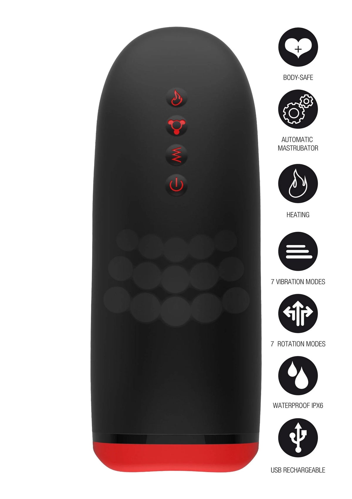 Bestel: Beaded Tongue Masturbator by Hidden Desire - bij Happytoys: de erotische sex webshop | liever Happy dan Easy ⭐⭐⭐⭐⭐