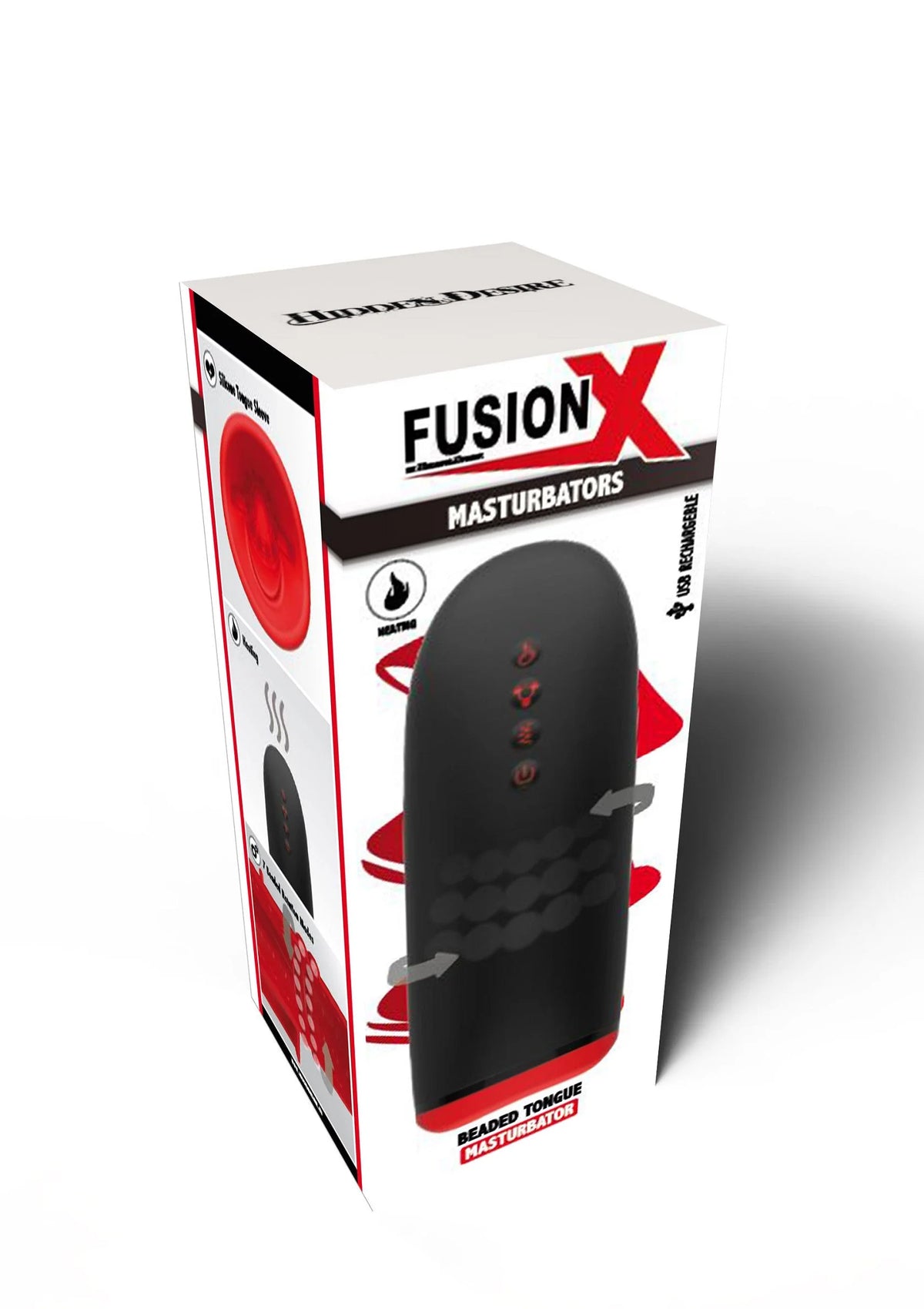 Bestel: Beaded Tongue Masturbator by Hidden Desire - bij Happytoys: de erotische sex webshop | liever Happy dan Easy ⭐⭐⭐⭐⭐