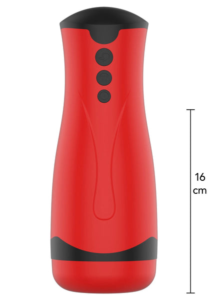 Beste vandaag nog: Super Suction Masturbator by Hidden Desire - bij Happytoys Sexshop: Toys for Feeling Happy & Easy 😊 - Default Title - 16967 - RED