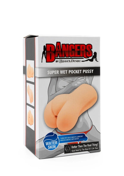 Bestel: Bangers Super Wet Pocket Pussy by Hidden Desire - bij Happytoys: de erotische sex webshop | liever Happy dan Easy ⭐⭐⭐⭐⭐