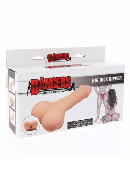 Beste vandaag nog: Bangers Big Dick Dipper Masturbator by Hidden Desire - bij Happytoys