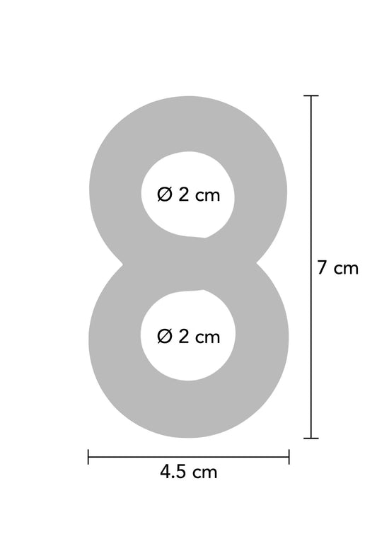 Siliconen dubbele C-ring: 7 cm hoog, 4,5 cm breed, Ø2 cm opening