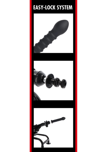Verpakking met grafische uitleg EASY-LOCK SYSTEM en anale plug