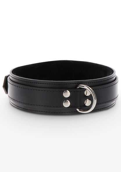 Bestel: Heavy D - Ring Collar - bij Happytoys: de erotische sex webshop | liever Happy dan Easy ⭐⭐⭐⭐⭐ - Default Title - 17103 - BLACK