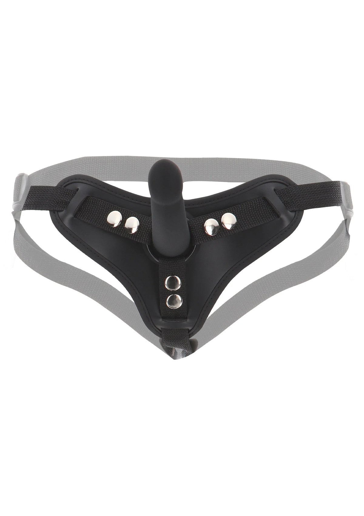Bestel: Strap - On Harness With Dong Small - bij Happytoys: de erotische sex webshop | liever Happy dan Easy ⭐⭐⭐⭐⭐ - Default Title - 17120 - BLACK