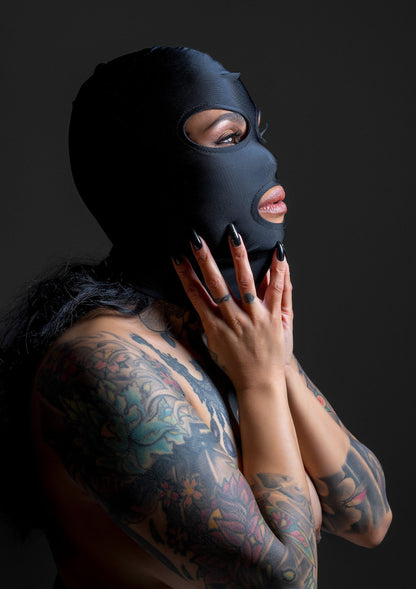 Bestel: Spandex Hood - bij Happytoys: de erotische sex webshop | liever Happy dan Easy ⭐⭐⭐⭐⭐ - Default Title - 17132 - BLACK