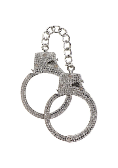 Bestel: Diamond Wrist Cuffs Silver - bij Happytoys: de erotische sex webshop | liever Happy dan Easy ⭐⭐⭐⭐⭐