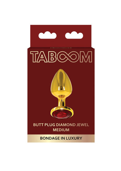 Butt Plug mit Diamant-Juwel M