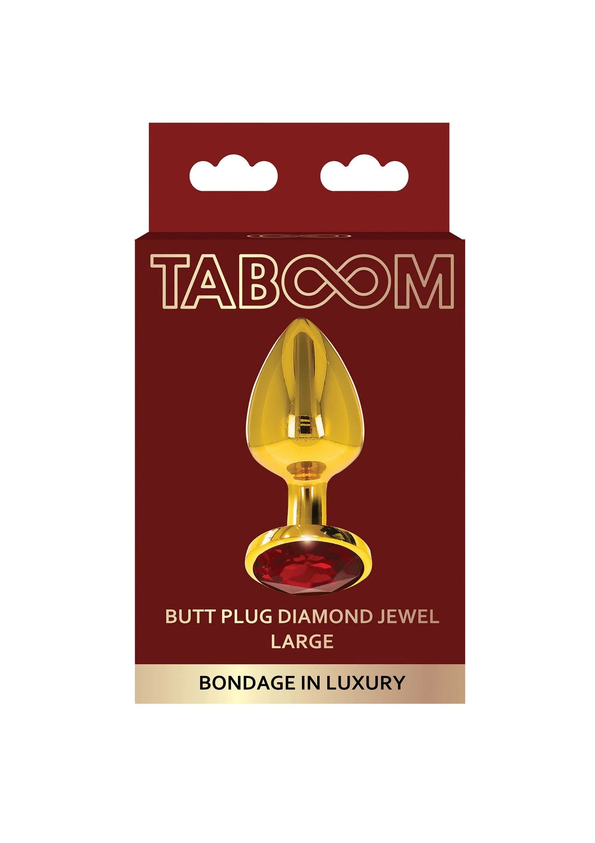 Bestel: Butt Plug With Diamond Jewel L - bij Happytoys: de erotische sex webshop | liever Happy dan Easy ⭐⭐⭐⭐⭐