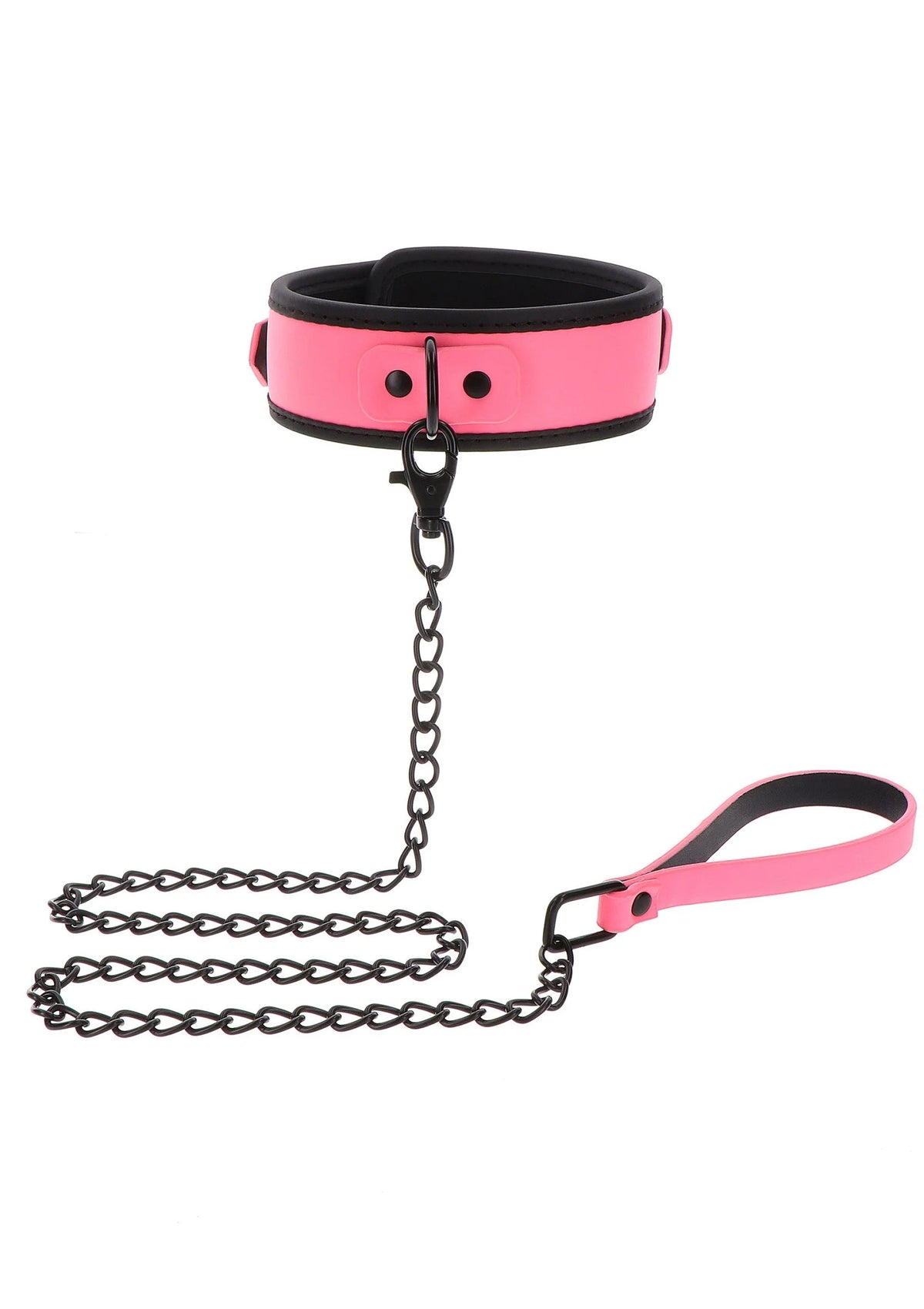 Bestel: Collar and Chain Leash - bij Happytoys: de erotische sex webshop | liever Happy dan Easy ⭐⭐⭐⭐⭐