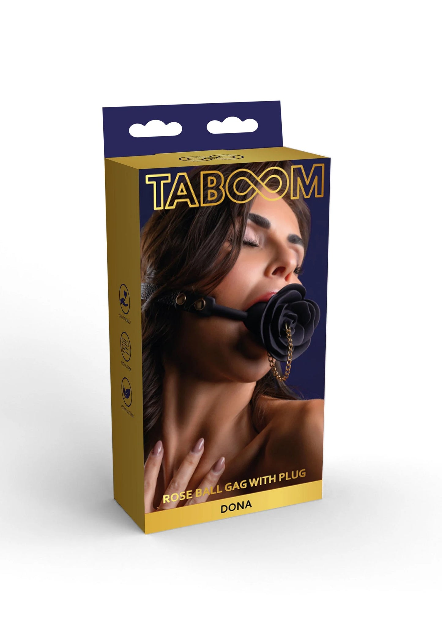 Rose Ball Gag with Plug by Taboom