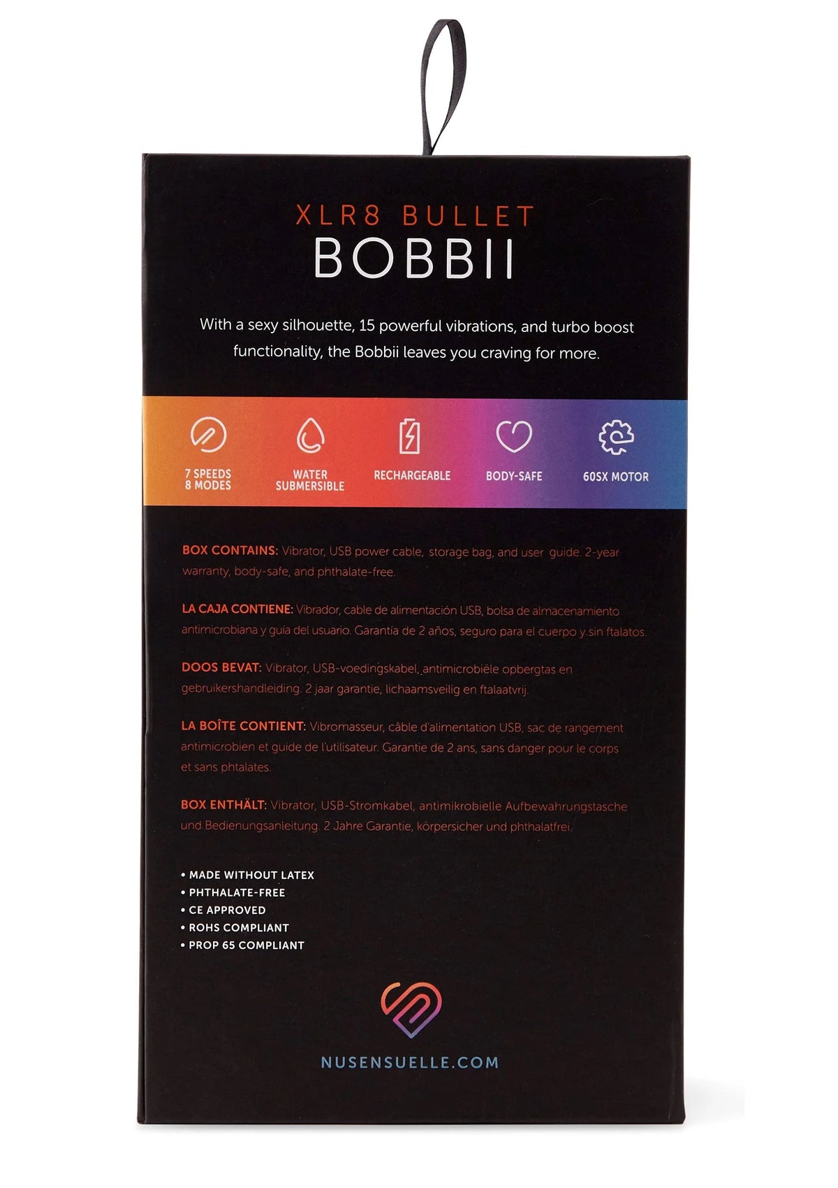 Bestel: Bobbii XLR8 Bullet - bij Happytoys: de erotische sex webshop | liever Happy dan Easy ⭐⭐⭐⭐⭐