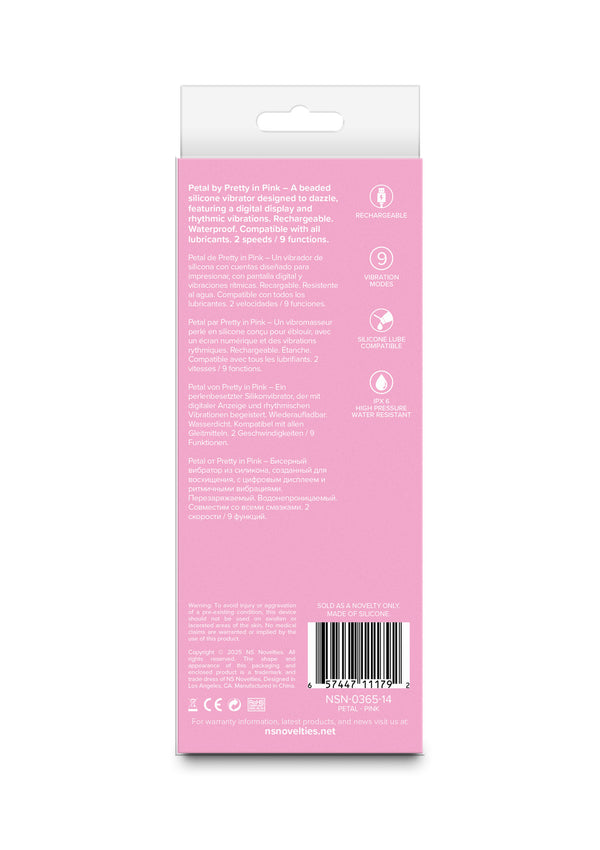 Petal Vibrator by NS Novelties Pretty in Pink