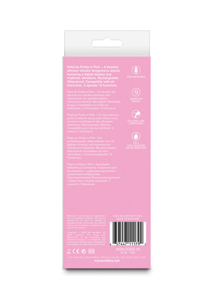 Petal Vibrator by NS Novelties Pretty in Pink