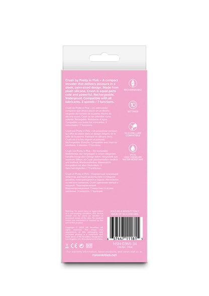 Crush Vibrator by NS Novelties Pretty in Pink