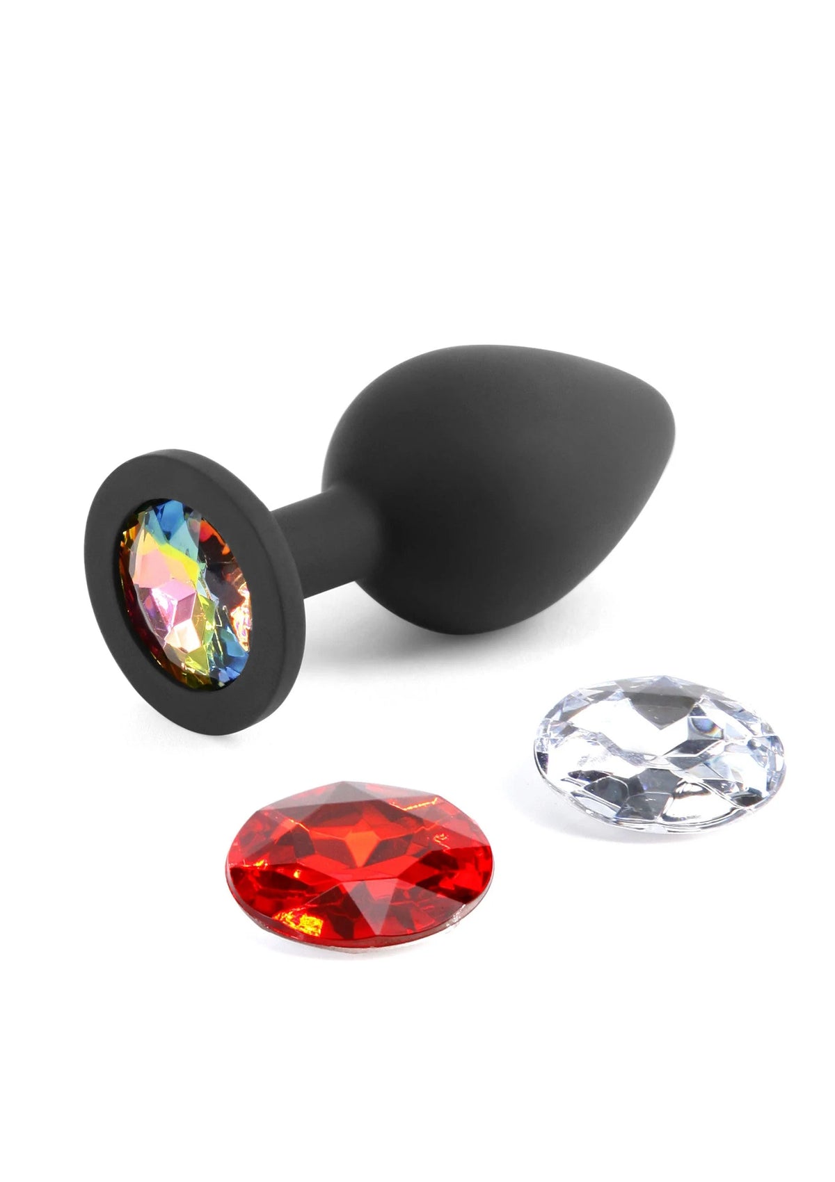 Beste vandaag nog: Glams Xchange Round Medium by NS Novelties - bij Happytoys Sexshop: online sex shop for Feeling Happy & Easy 😊 - Default Title - 18253 - BLACK