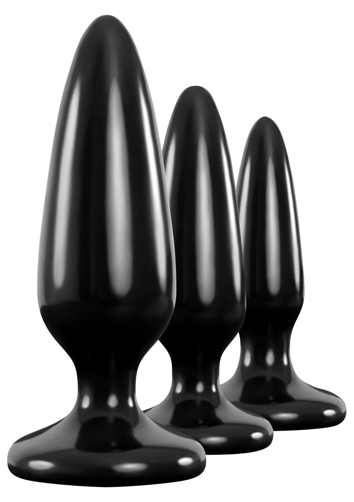 Beste vandaag nog: Renegade Pleasure Plug 3pc Trainer Kit by NS Novelties - bij Happytoys - Default Title - 18347 - BLACK