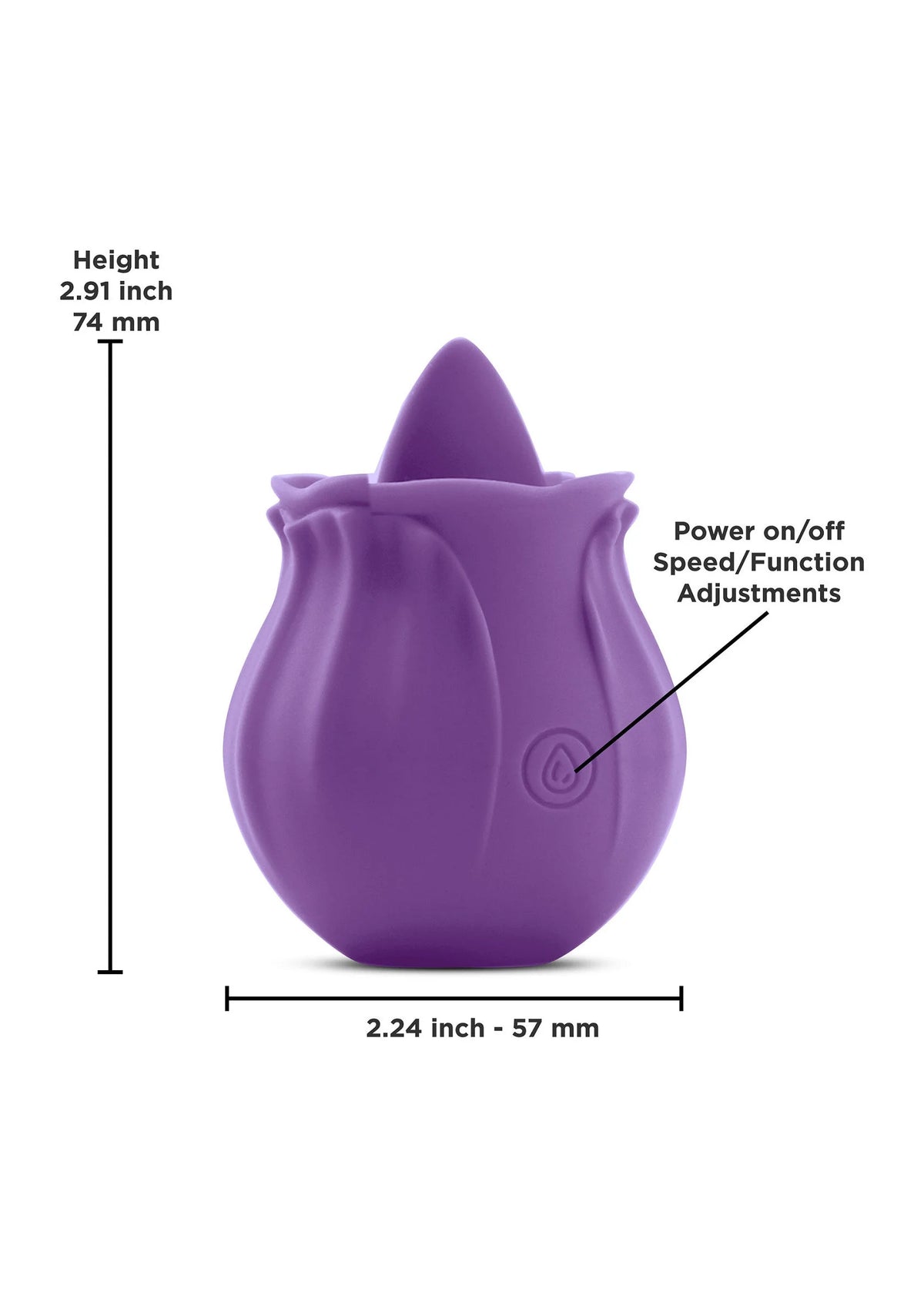 Bestel: INYA The Kiss Purple by NS Novelties - bij Happytoys: de erotische sex webshop | liever Happy dan Easy ⭐⭐⭐⭐⭐