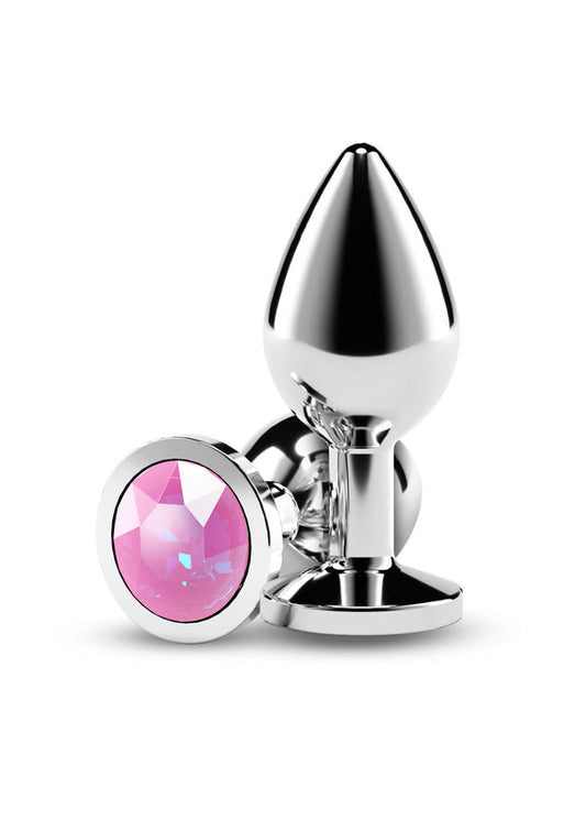 Rear Assets Silver butplug Medium by NS Novelties