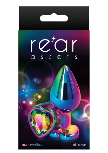 Bestel: Rear Assets Mulitcolor Heart M - bij Happytoys: de erotische sex webshop | liever Happy dan Easy ⭐⭐⭐⭐⭐