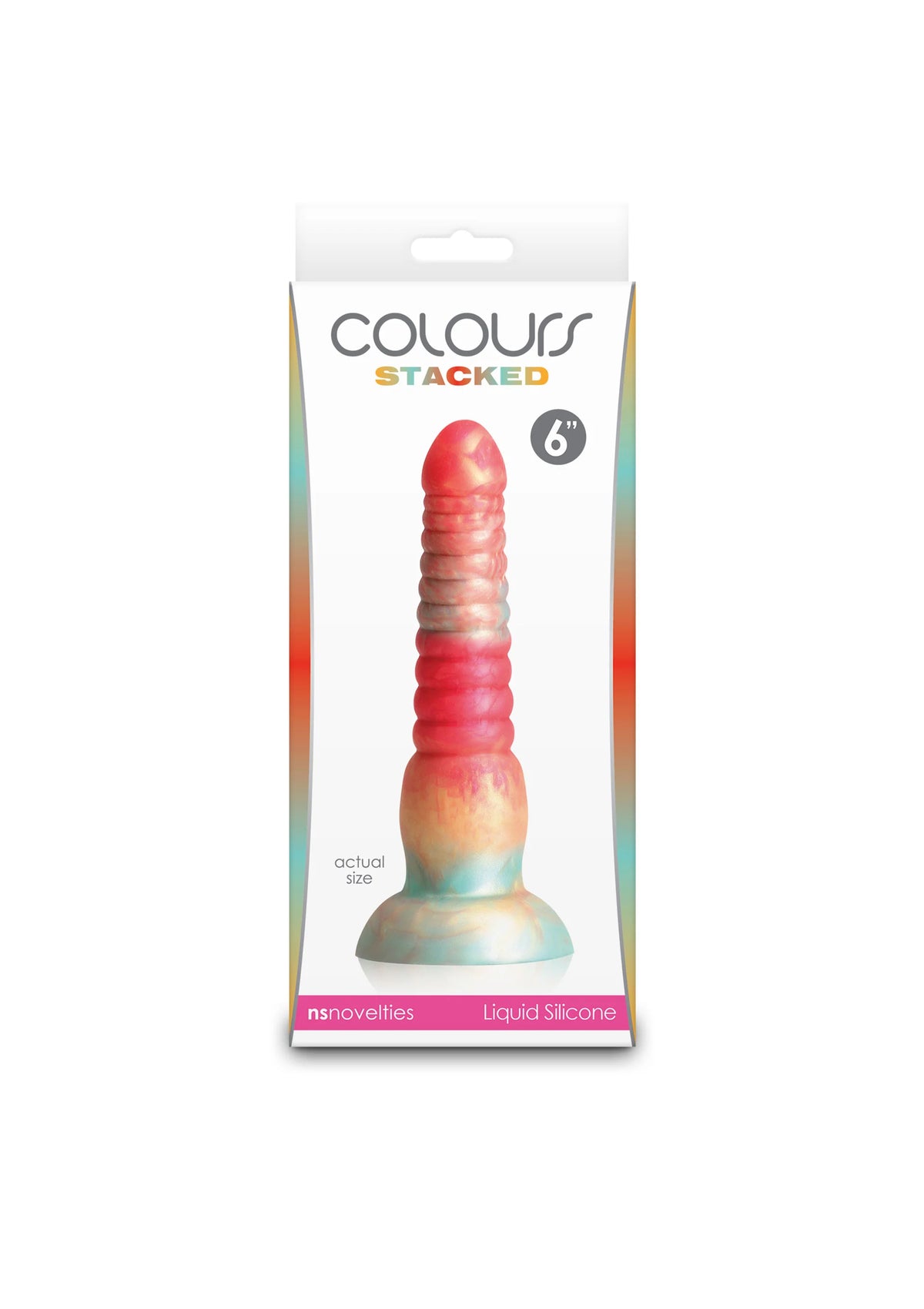 Bestel: Stacked 6 inch Dildo Blue by NS Novelties - bij Happytoys: de erotische sex webshop | liever Happy dan Easy ⭐⭐⭐⭐⭐