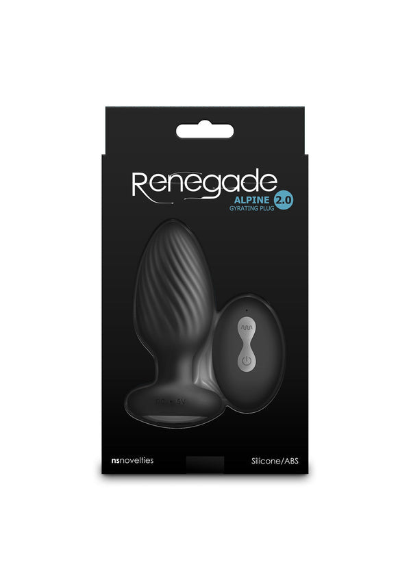 Alpine 2.0 remote controlled vibrating Buttplug by NS Novelties Renegade