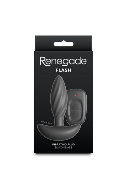 Flash Buttplug with remote control by NS Novelties Renegade