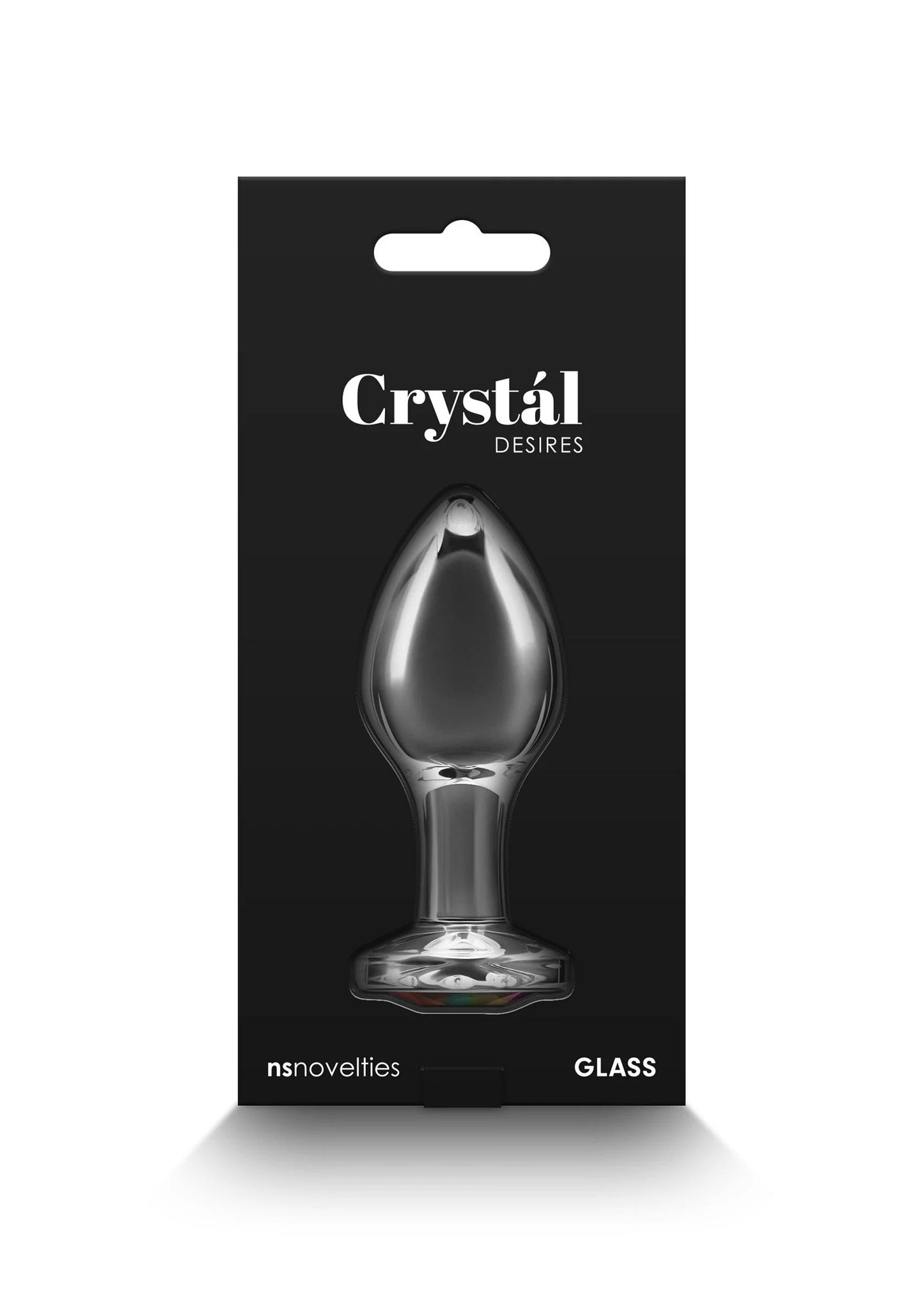 Verpakkingsdoos Crystal Desires met heldere glazen plug