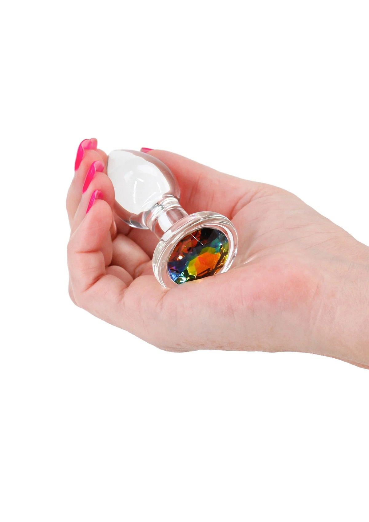 Bestel: Crystal Desires Rainbow Gem Small - bij Happytoys: de erotische sex webshop | liever Happy dan Easy ⭐⭐⭐⭐⭐