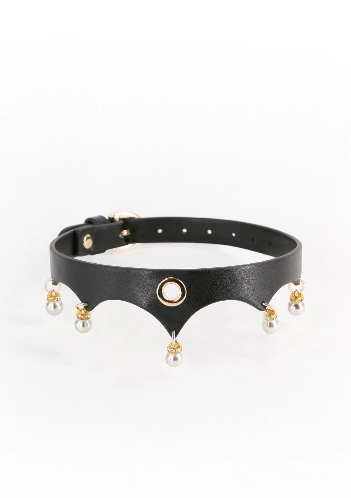 Bestel: Jezebel Collar - bij Happytoys: de erotische sex webshop | liever Happy dan Easy ⭐⭐⭐⭐⭐ - Default Title - 19232 - BLACK
