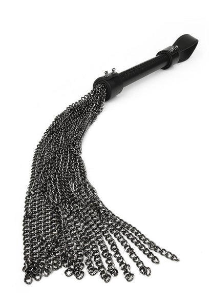 Genuine Leather Chain Whip by Hidden Desire Master