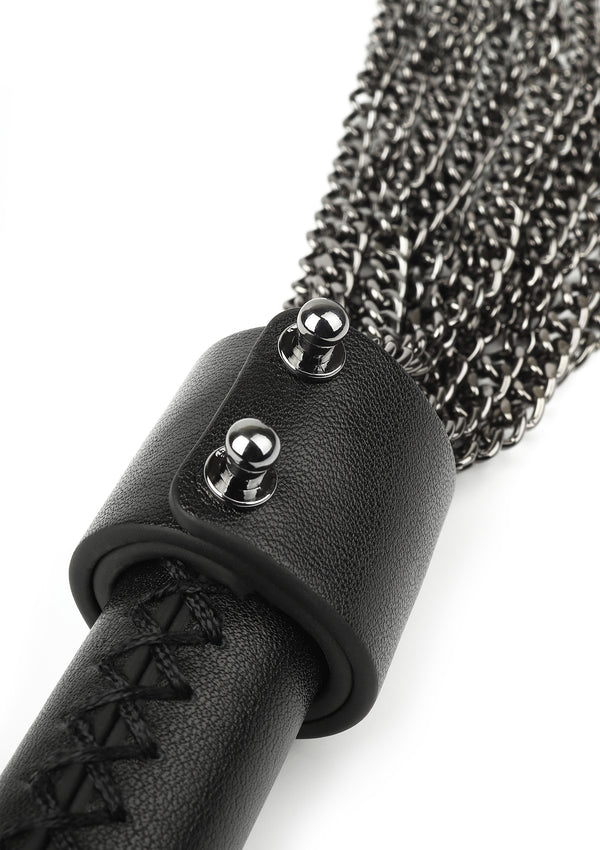 Genuine Leather Chain Whip by Hidden Desire Master