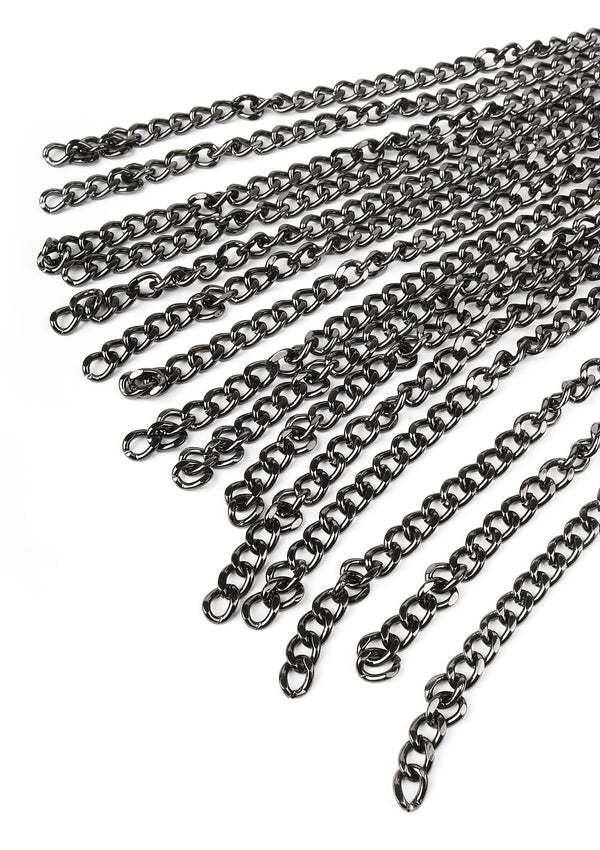 Genuine Leather Chain Whip by Hidden Desire Master