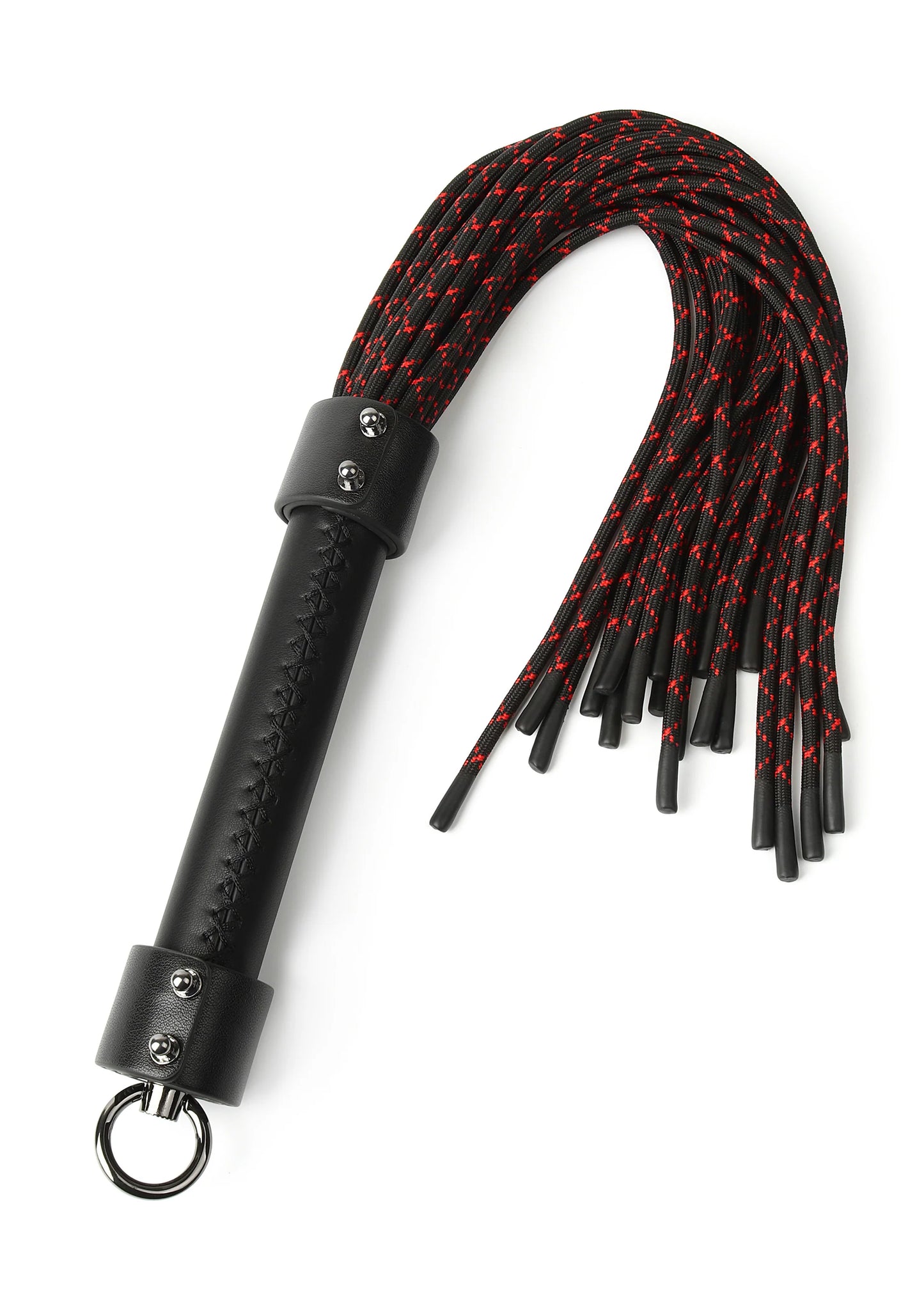 Peitsche aus echtem Leder mit Knoten von Hidden Desire