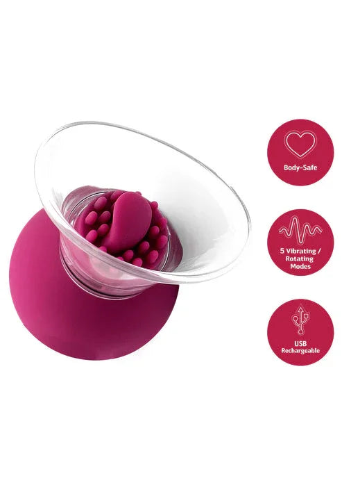 Vibrating & Rotating Nipple & Clitoral Pump by She.E.O.