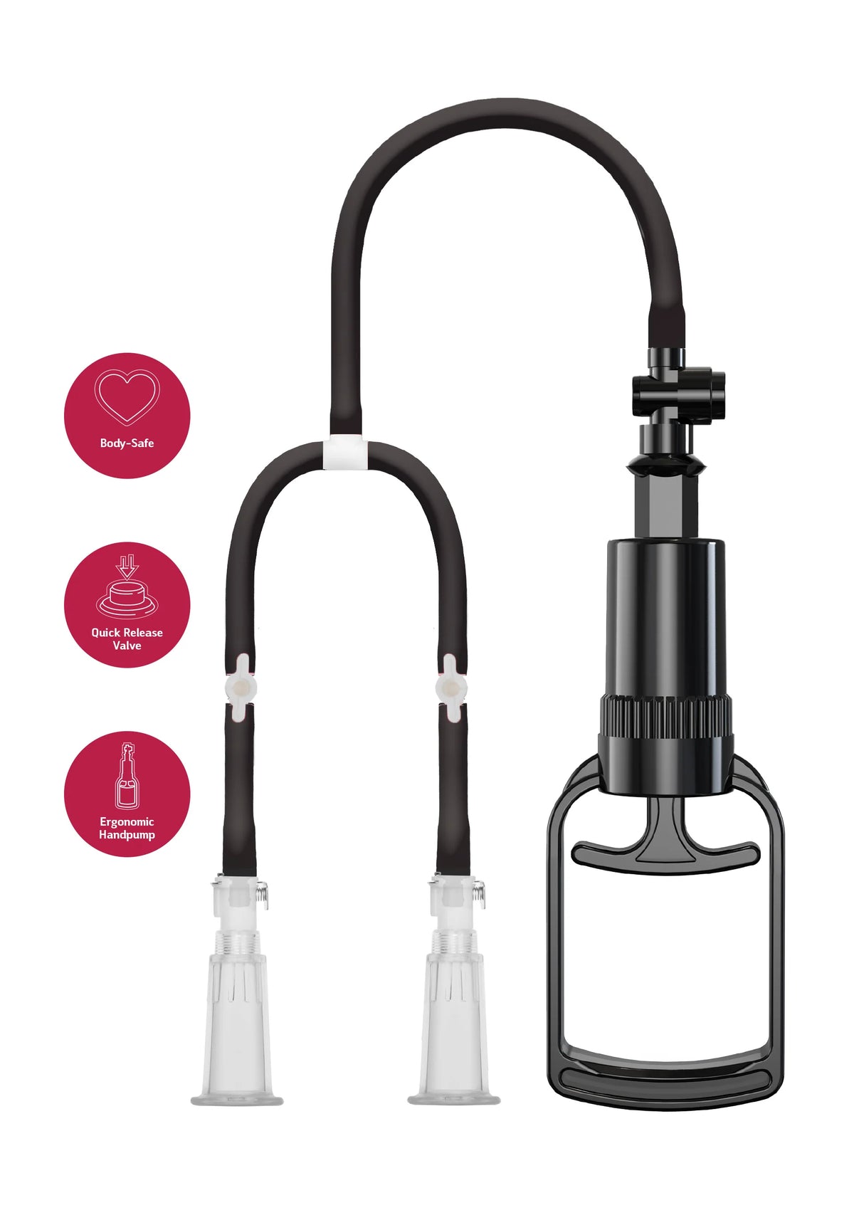 Vacuum Nipple Pleasure Pump S/M by She.E.O.