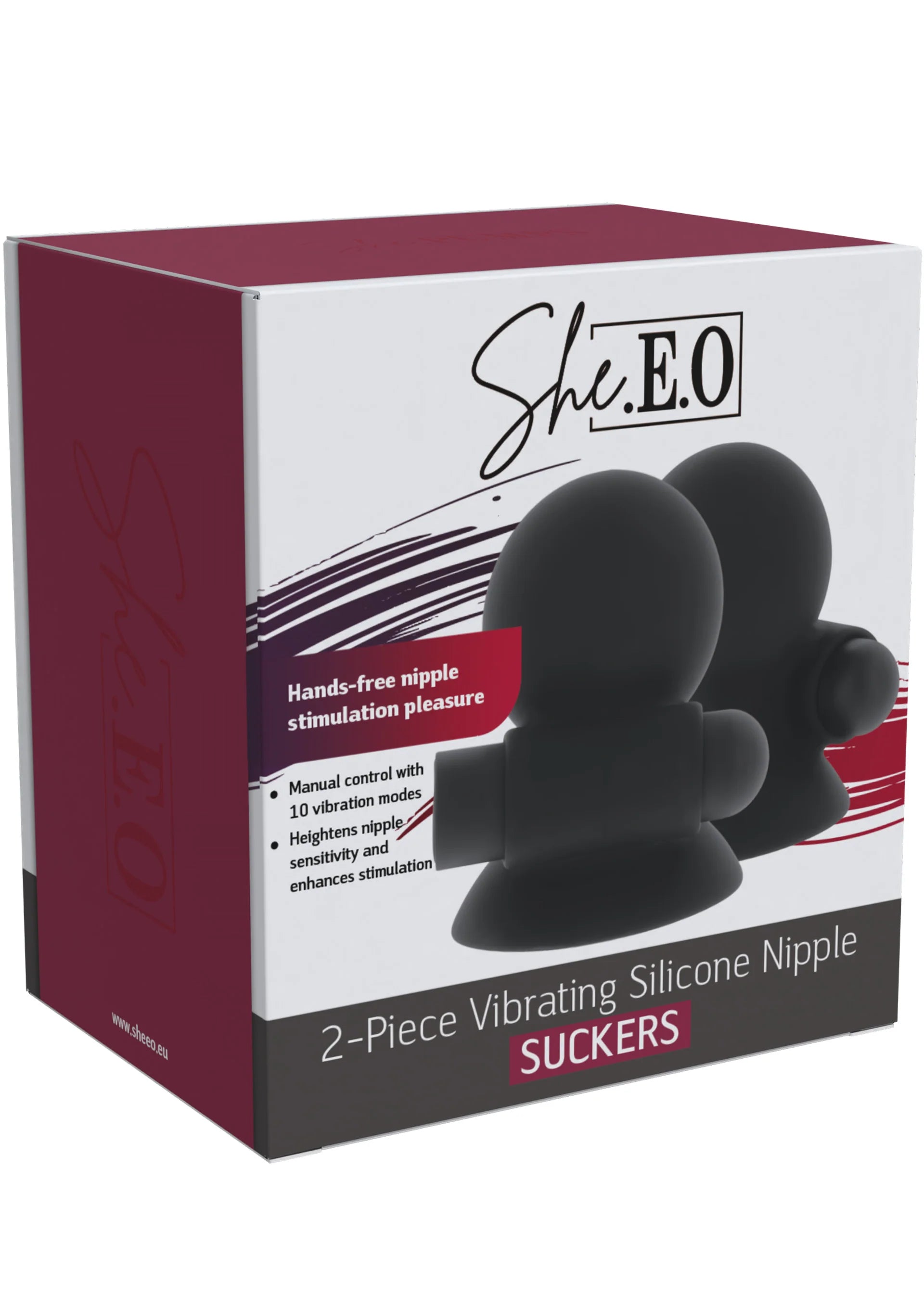 Beste vandaag nog: Vibrating Nipple Suckers by She.E.O. - bij Happytoys Sexshop: online sex shop for Feeling Happy & Easy 😊
