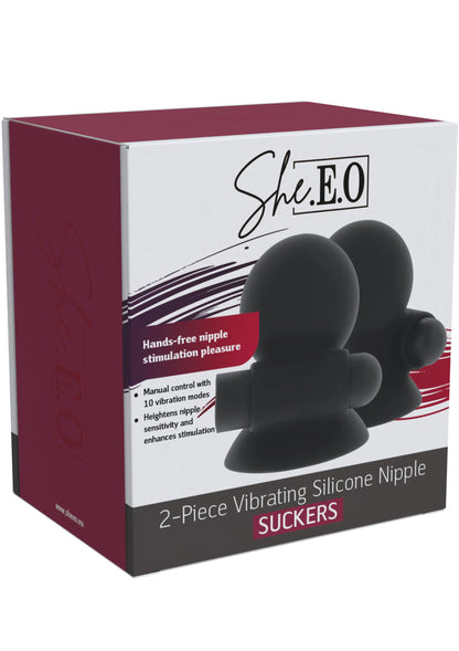 Beste vandaag nog: Vibrating Nipple Suckers by She.E.O. - bij Happytoys Sexshop: online sex shop for Feeling Happy & Easy 😊