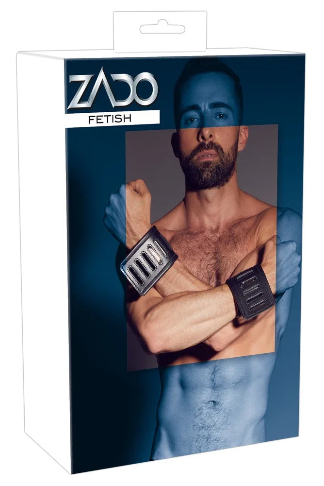 Leather Wrist Restraints - Happytoys Sexshop: Toys for Feeling Happy & Easy 😊 - Discreet geleverd