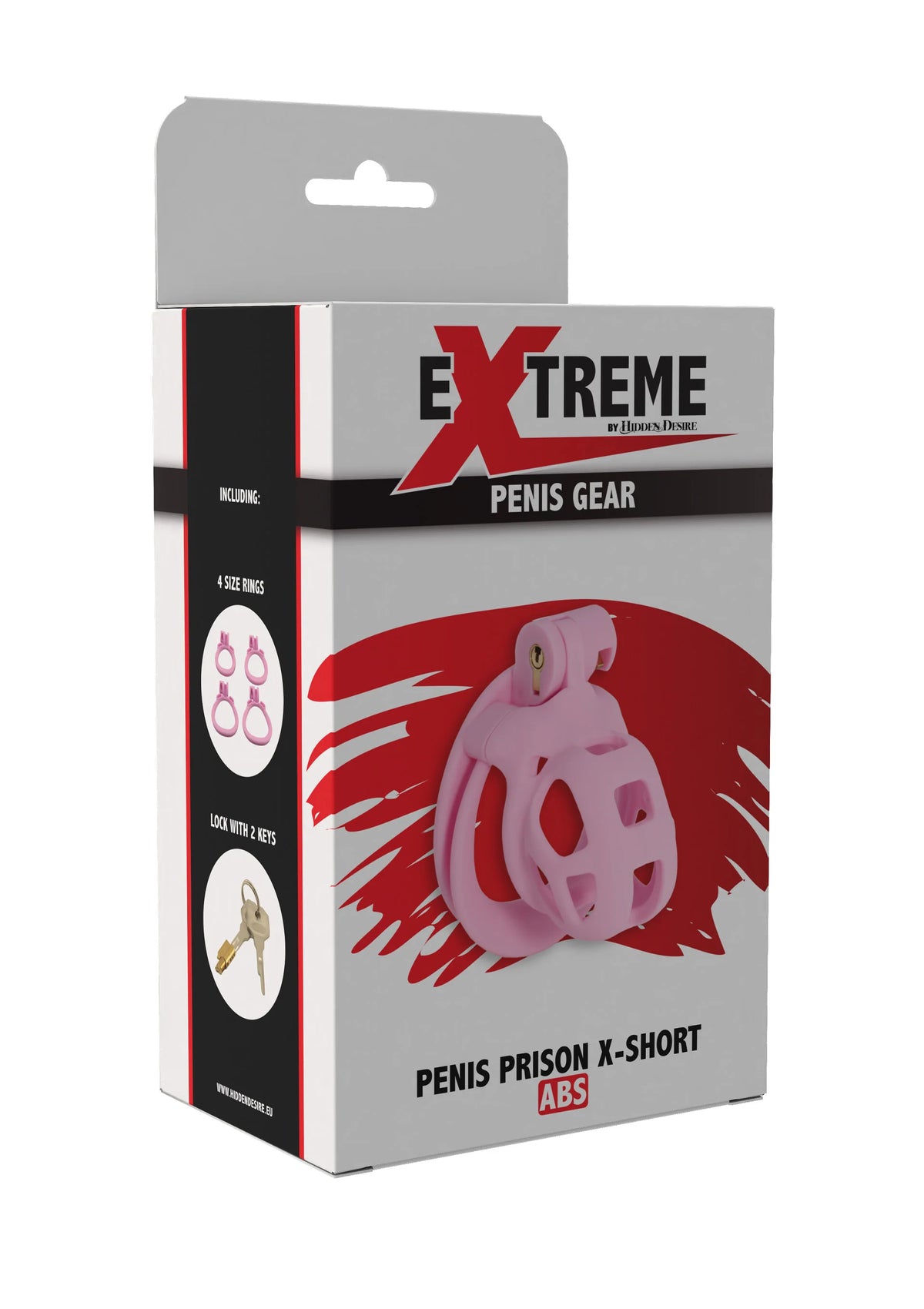 Bestel: Penis Prison Cock Cage X - Short by Hidden Desire - bij Happytoys: de erotische sex webshop | liever Happy dan Easy ⭐⭐⭐⭐⭐