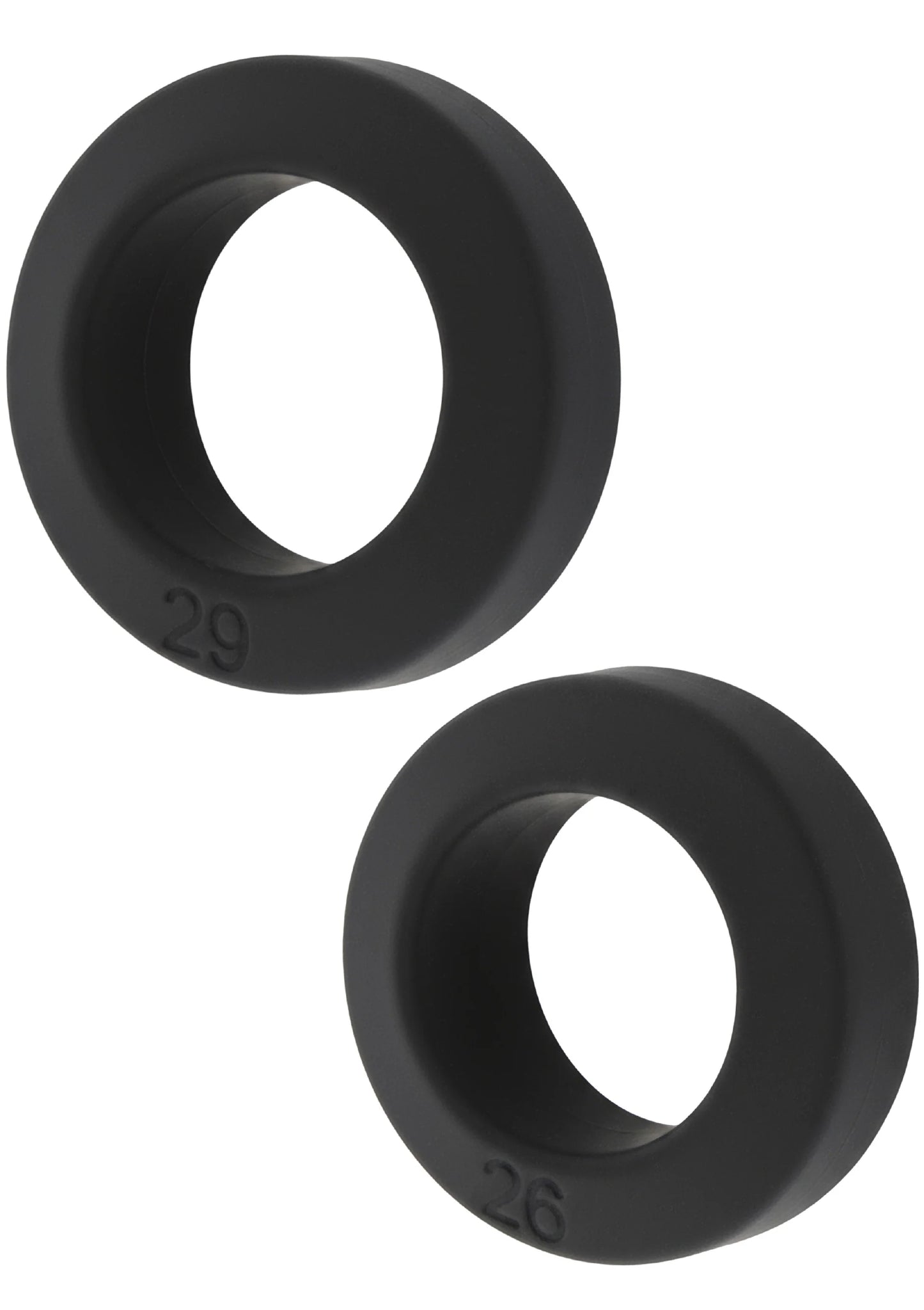 Double Stackers C-Rings 2 Pcs Set by Hiden Desire